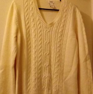 Cream Izod sweater